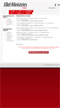 Mobile Screenshot of ellelministries.fr