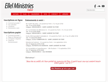 Tablet Screenshot of ellelministries.fr